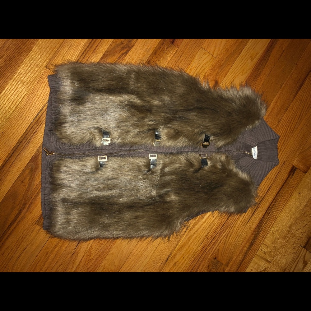 Calvin Klein Fur Vest